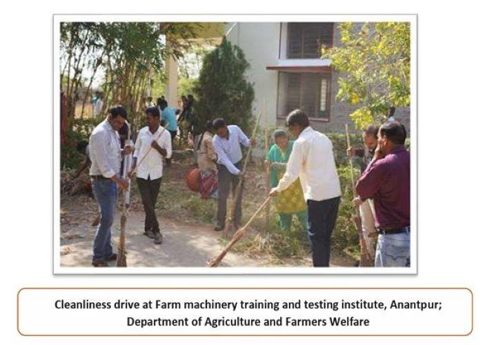 Dept of Agriculture & Farmers’ Welfare Conducted Special Campaign 2.0 for Swachhata Drive (Photo Source: PIB)