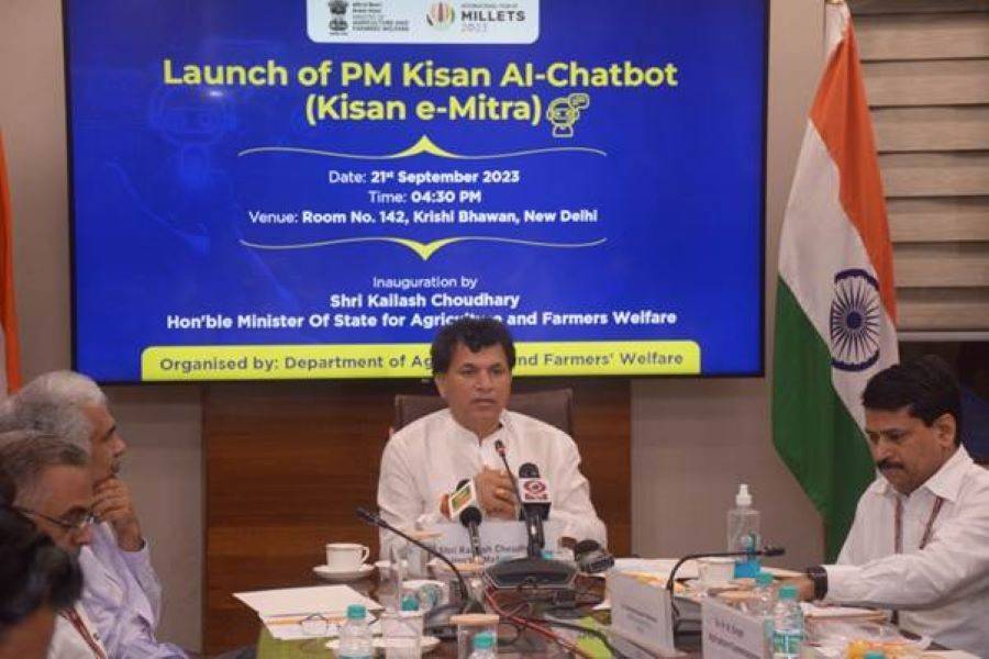 Kailash Choudhary Launches AI Chatbot for PM-KISAN Scheme to Support Farmers (Photo Source: PIB)