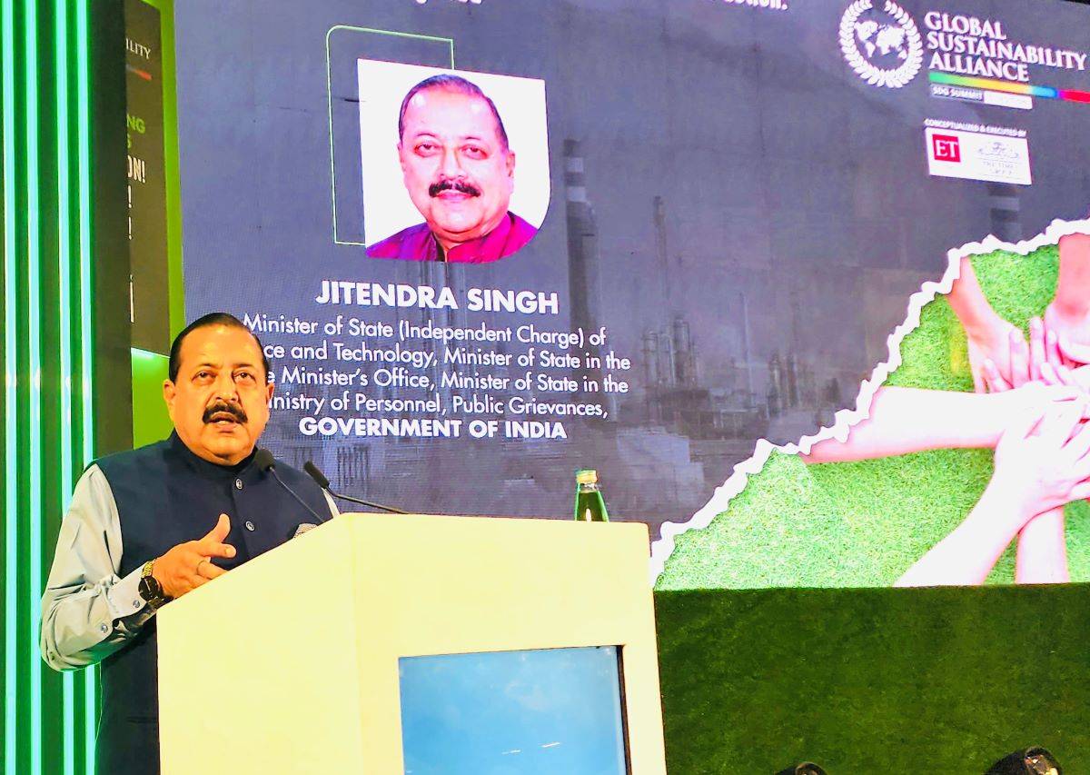 India commits to achieve net zero emissions by 2070, says Dr Jitendra Singh (Image source: PIB)