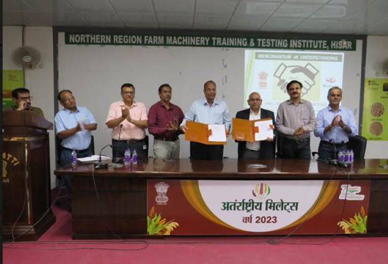 NRFMTTI partners with Mahindra & Mahindra to develop expertise in farm machinery industry (Image Source: PIB)