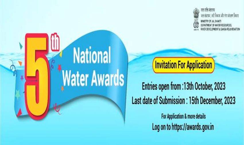 Ministry of Jal Shakti Launches the 5th National Water Awards, 2023 (Photo Source: PIB)