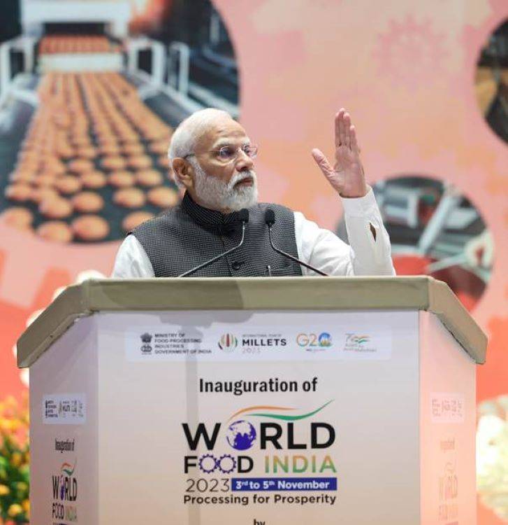 World Food India Inauguration: PM Modi Highlights Ayurveda and Yoga's Global Significance (Photo Source: PIB)