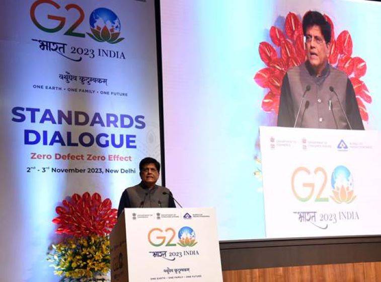 G20 Standards Dialogue: Indian Consumers Now Demanding High Quality Goods & Services, Says Goyal (Photo Source: PIB)