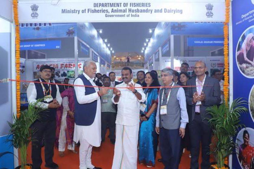 Parshottam Rupala Inaugurates Exhibition of Dept of Fisheries Pavilion at Pragati Maidan (Photo Source: PIB)