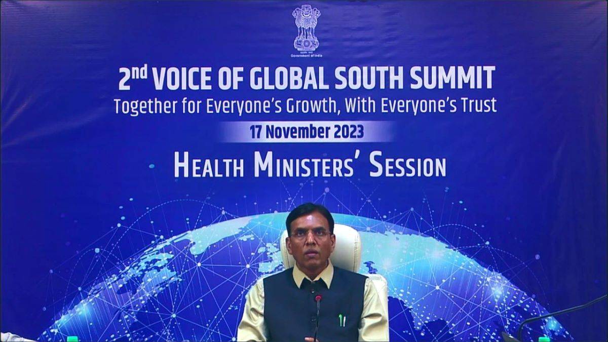 India Identifies Key Health Priorities at the 2nd Voice of Global South Summit (Photo Source: @mansukhmandviya/twitter)