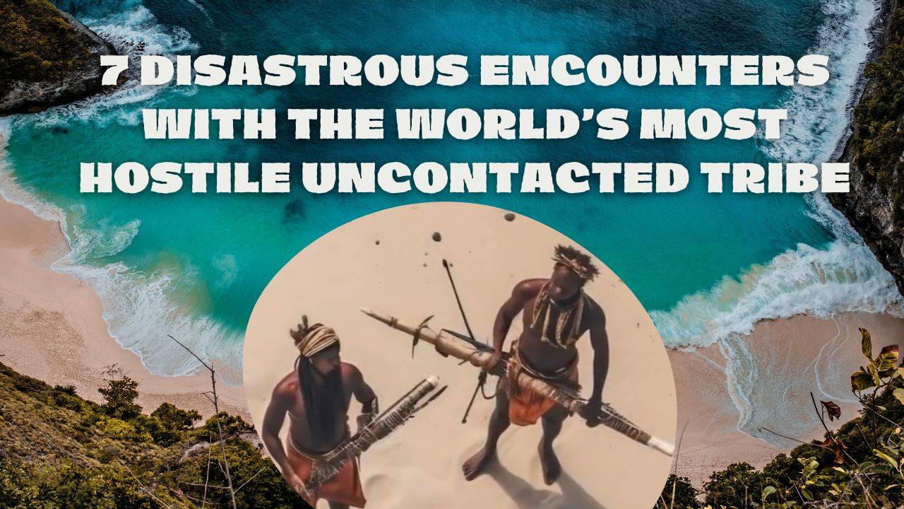 The Sentinelese are perhaps the most aggressive uncontacted tribe that exists. (Photo: Twitter/Canva)