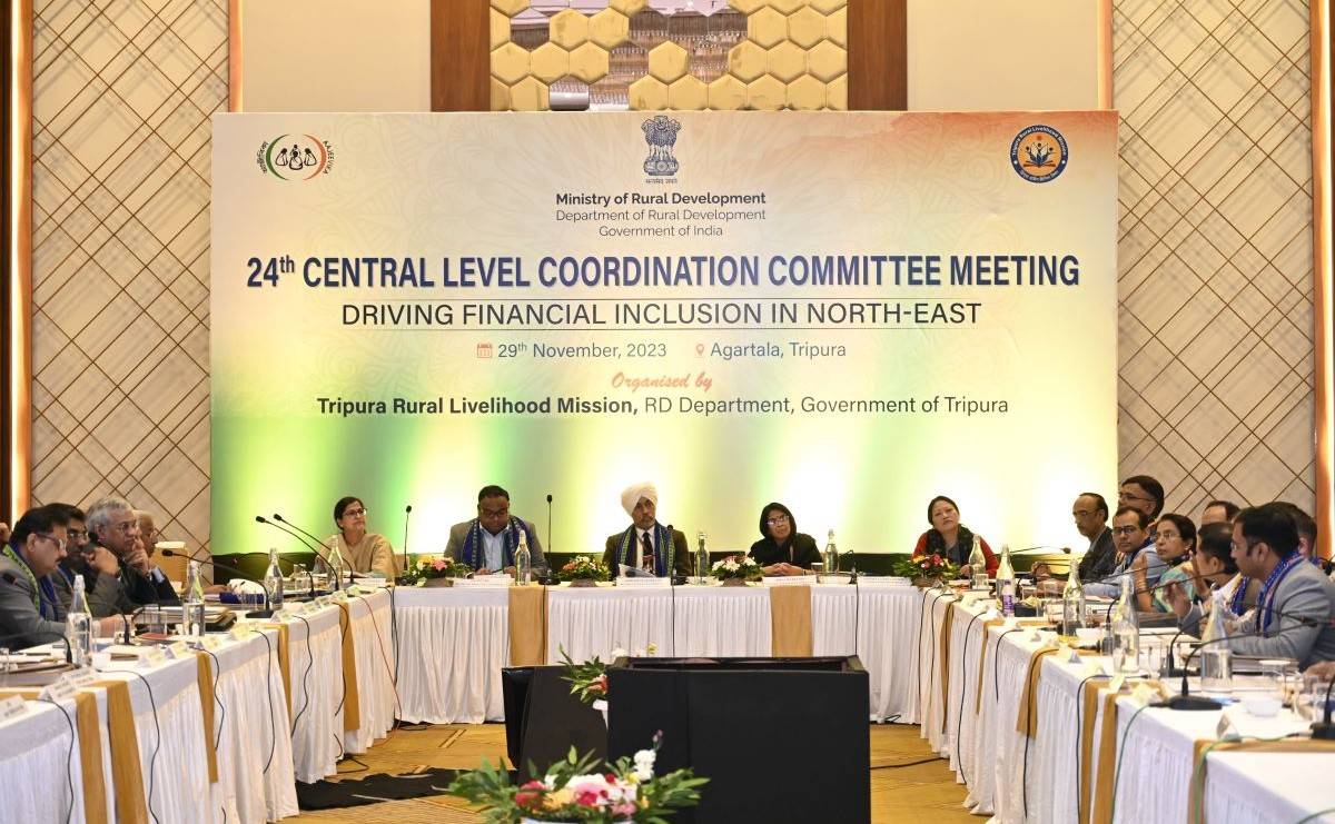 Central Level Coordination Committee Strategizes 'Driving Financial Inclusion in North East' for Socio-Economic Development (Photo Source: @TripuraSRLM/twitter)