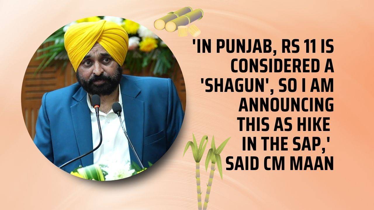 CM had assured farmers that the government would continue to give them highest rate in the coming times. (Photo: Canva/Twitter@BhagwantMann)