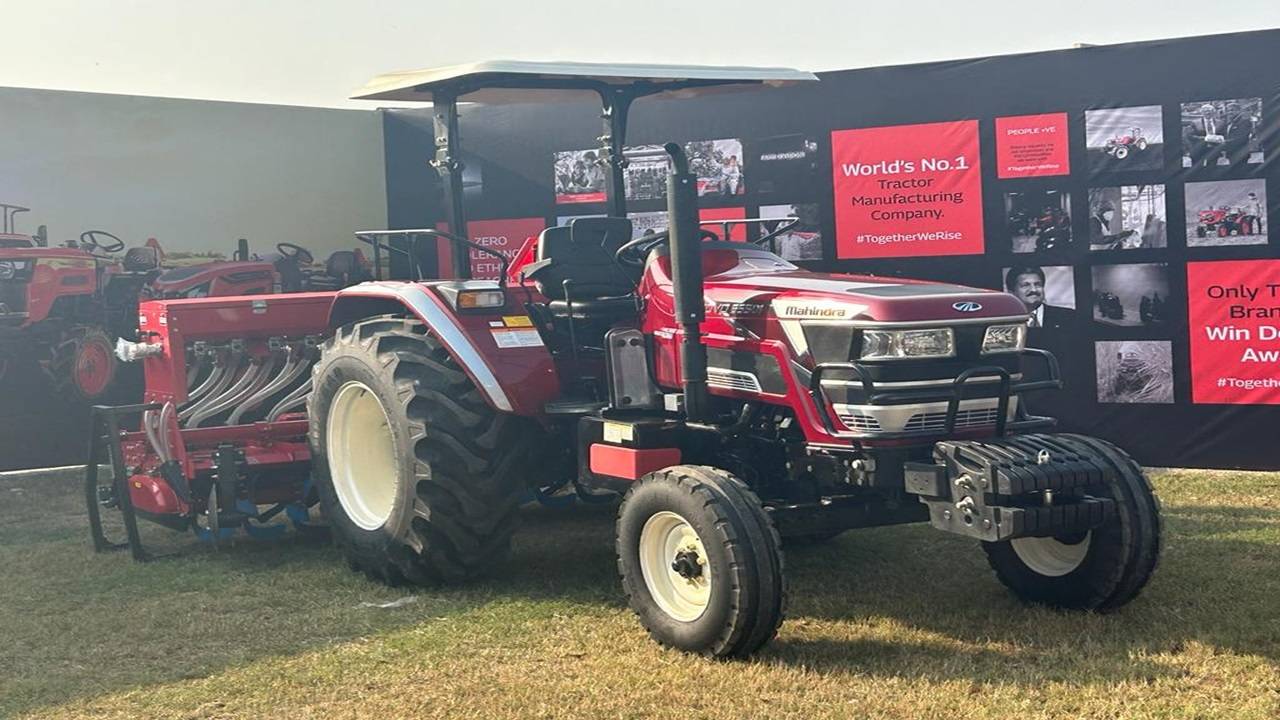 Mahindra Tractors stationed at Millionaire Farmer of India Awards 2023