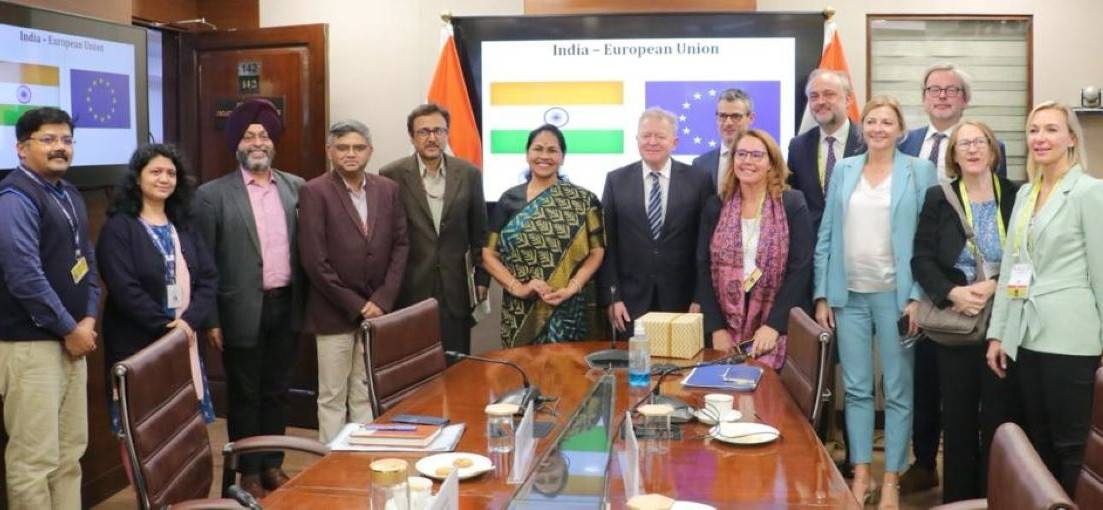 India and EU Discuss Agricultural Policies and Market Access in High-Level Meeting (Photo Source: Shobha Karandlaje/twitter)