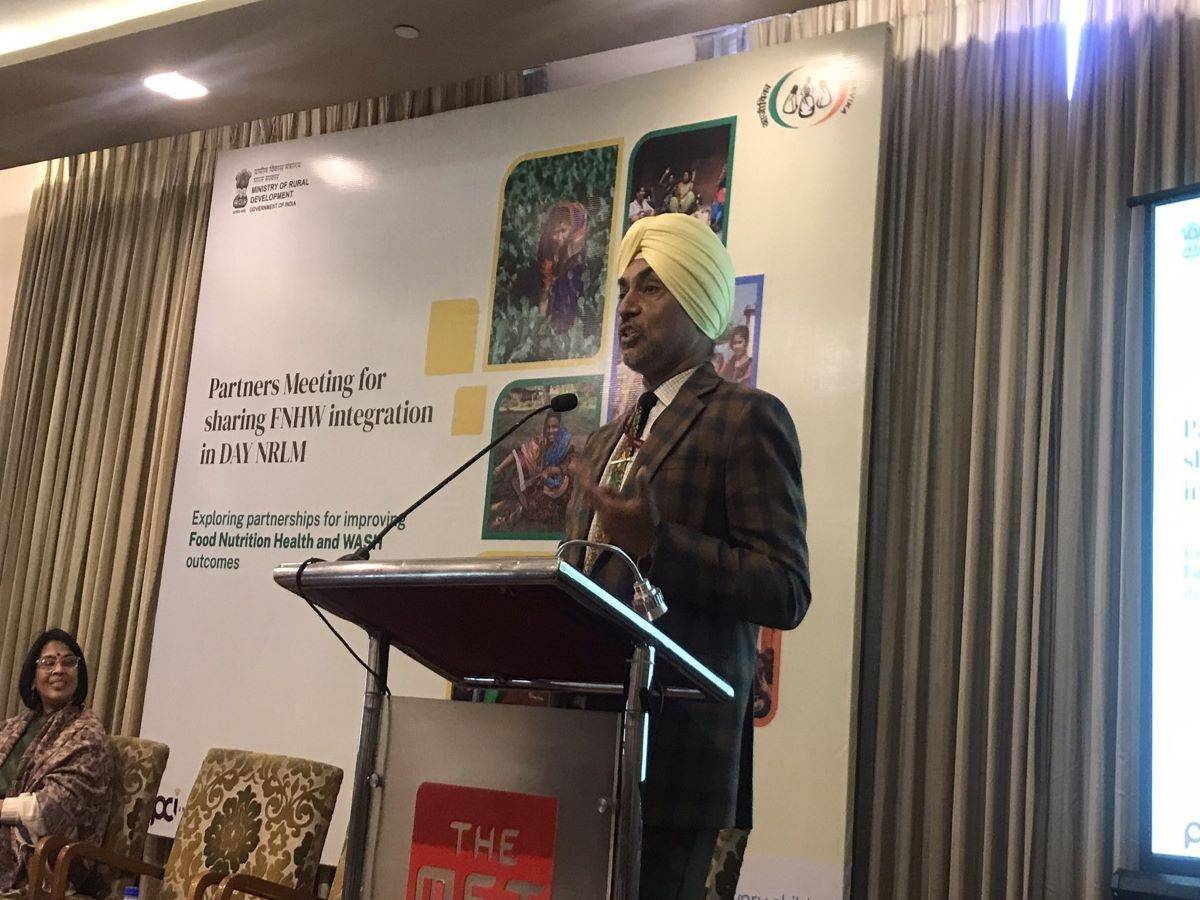 Partners Meeting on DAY-NRLM: Additional Secretary Charanjit Singh Stresses Vital Role of Partnerships in Achieving FNHW Goals (Photo Source: @DAY_NRLM/twitter)