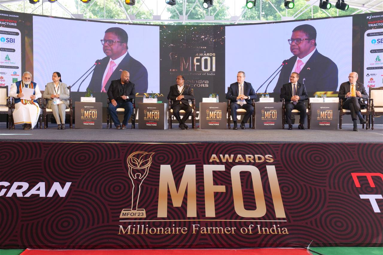 Millionaire Farmer of India Awards 2023 first session included several international delegates from Brazil, Dubai, and Netherlands.