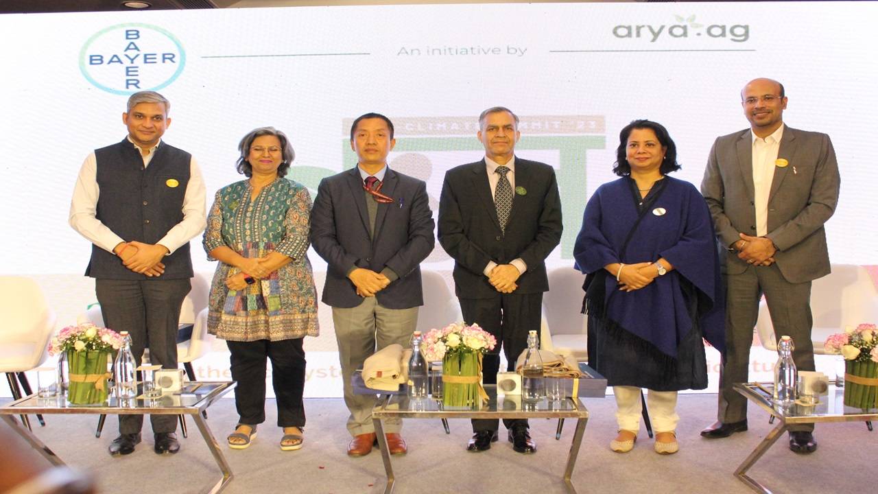 The RITH-Climate Summit '23 unfolded at the India Habitat Centre on December 18, 2023 in a collaborative effort by Arya.ag and Bayer Foundation India, to empower small farmers for a sustainable future.