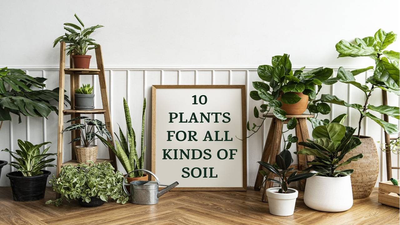 indoor plants poster