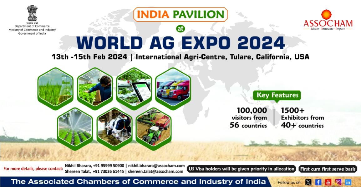 India Pavilion at World Ag EXPO 2024