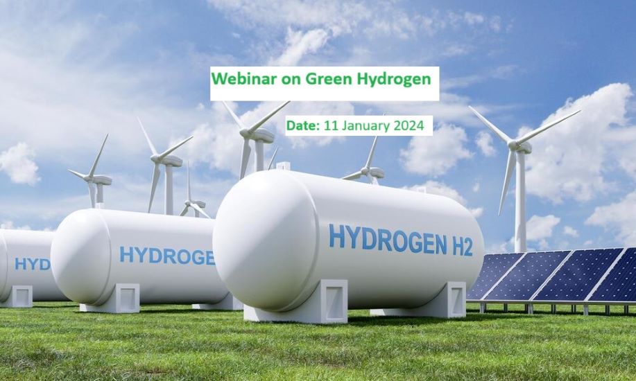 Online Webinar on "Green Hydrogen: Projects and Commercial Initiatives 2024-2030 Northern Region