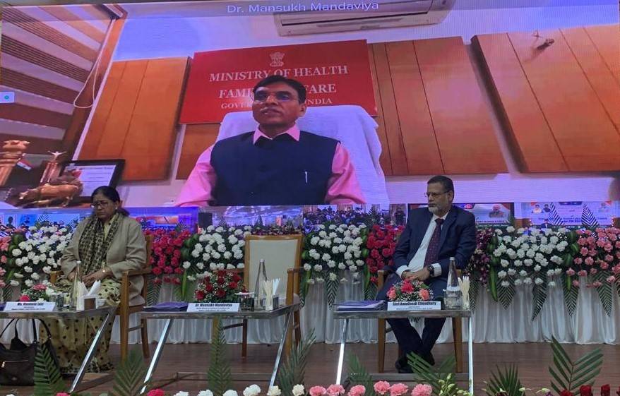 Union Minister of Chemicals and Fertilizers Inaugurated NIPERs Virtually, Ushering a New Era in Northeast Healthcare (Photo Source: @mansukhmandviya/twitter)