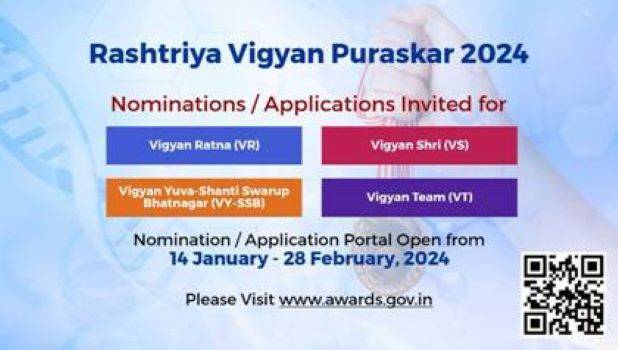 Rashtriya Vigyan Puraskar 2024: Call for Nominations in Science, Technology, and Innovation; Know How to Apply (Photo Source: PIB)