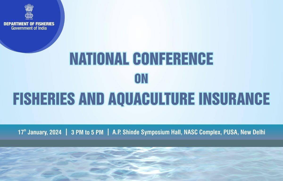 National Conference on Fisheries and Aquaculture Insurance to Strengthen Safety Nets for Fish Farmers (Photo Source: @FisheriesGoI/twitter)