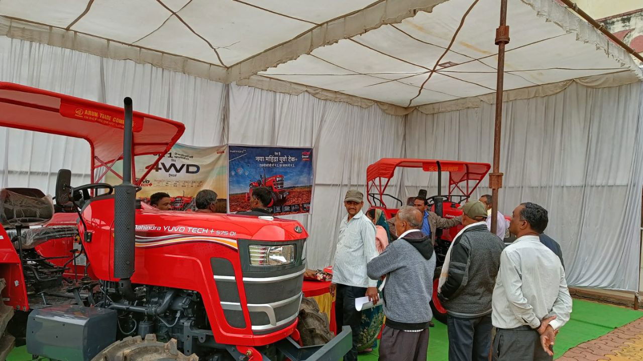 Mahindra Tractors exhibits at MFOI Samridh Kisan Utsav