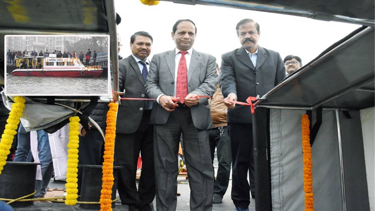 Dr Pathak inaugurated the 'Matsyiki Manthan' boat, a floating laboratory acquired under NMCG Phase-II