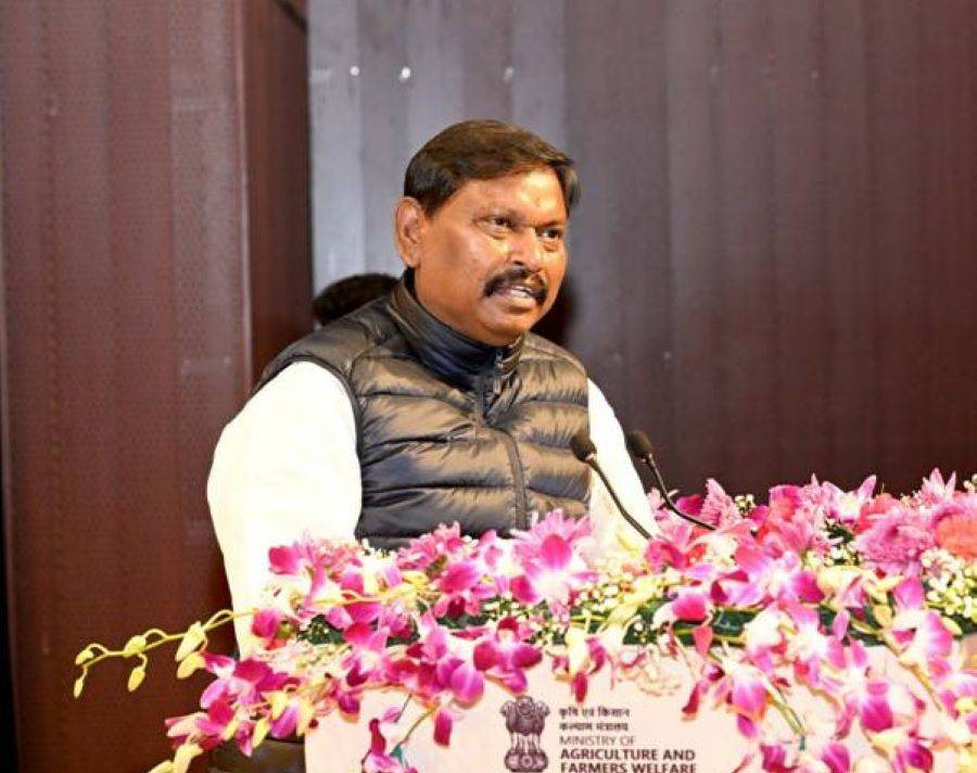 Farmers' Conference: Union Minister Arjun Munda Inspires Farmers at PUSA, New Delhi (Photo Source: PIB)