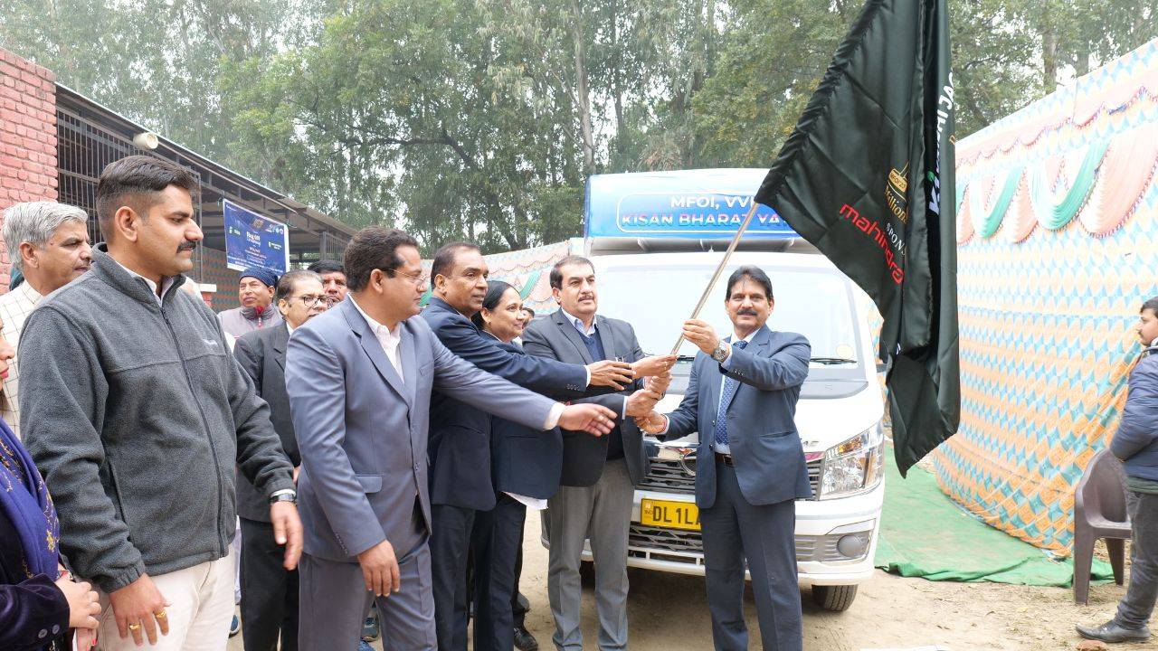 MFOI, VVIF Kisan Bharat Yatra being flagged off on January 30, 2024 from KVK Ujwa