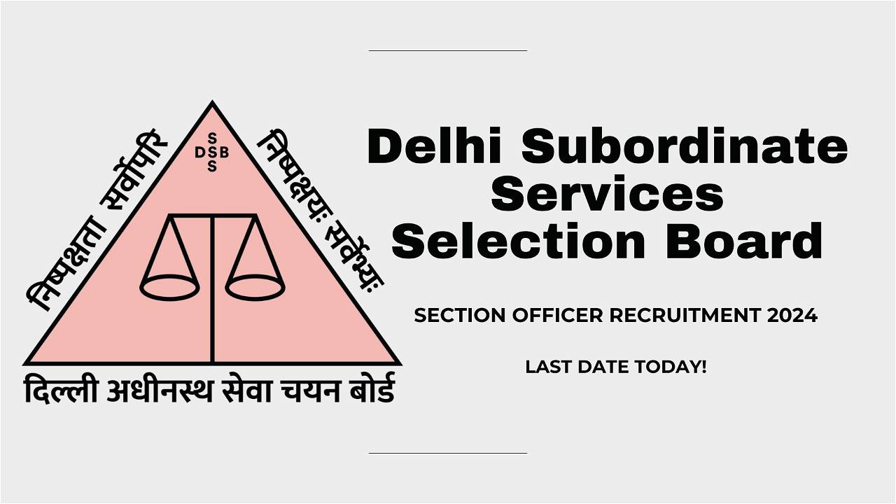 The Delhi Subordinate Services Selection Board (DSSSB) has released 108 vacancies for Section Officer (Horticulture) positions. (Picture Courtesy: Canva)