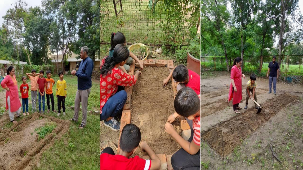 Through different activities in school and nearby farms, students witness the cycle of food production firsthand, from planting seasonal vegetables to harvesting and consumption.