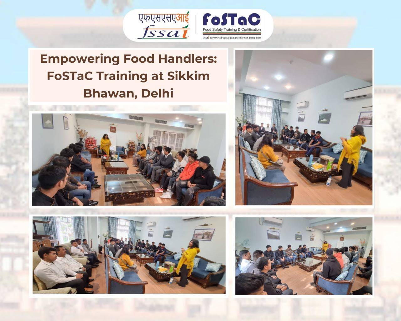 FSSAI Expands Food Safety Training to State/UT Bhawans and Government Canteens (Photo Source: @fssaiindia/X)