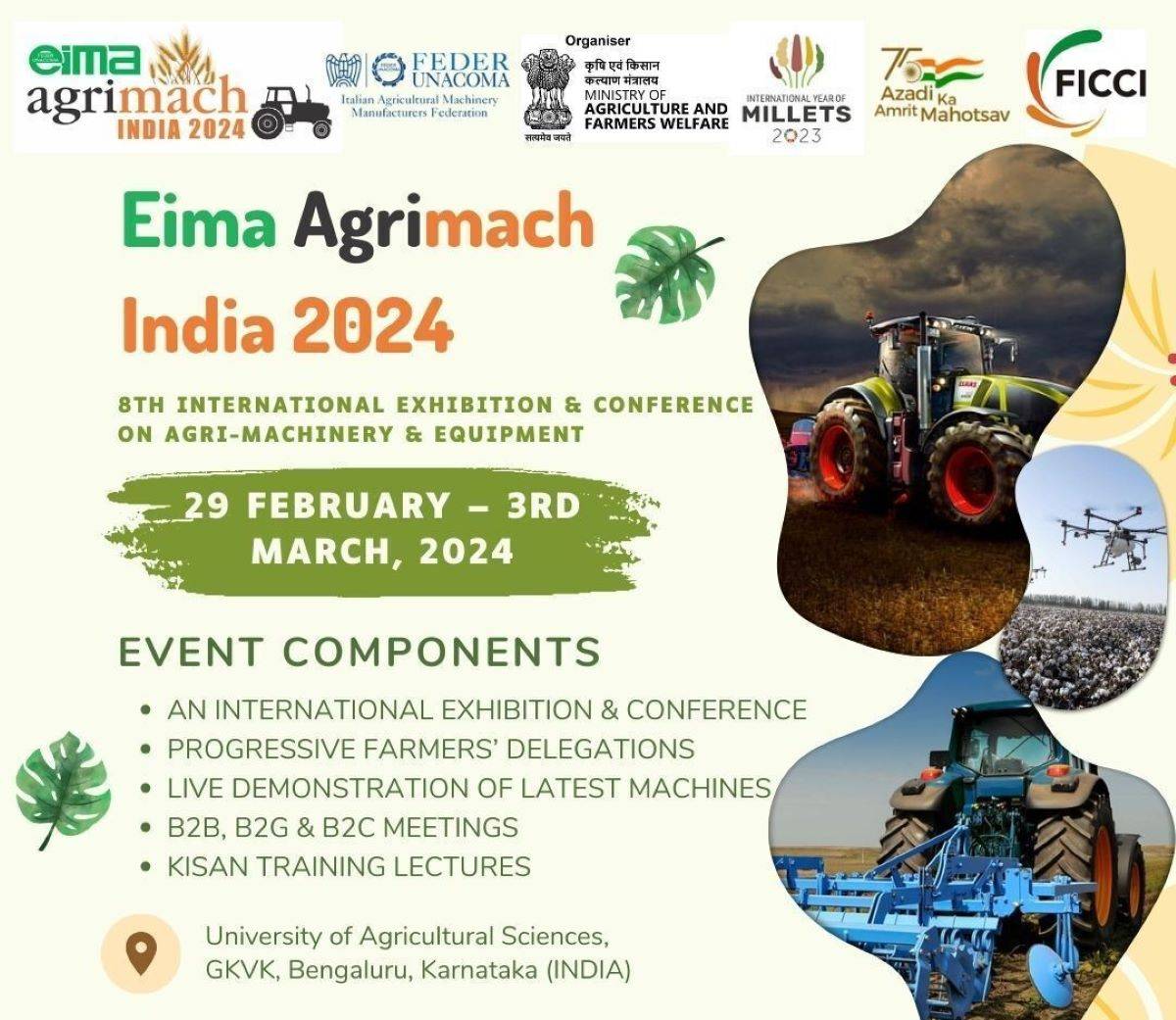 EIMA Agrimach India 2024 Set to Redefines Agricultural Mechanization (Photo Source: Pinterest)