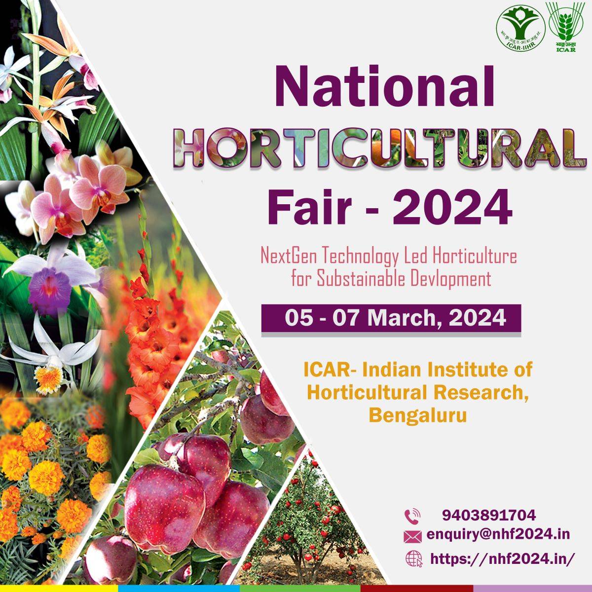 ICARIIHR to Host National Horticulture Fair 2024 Showcasing NextGen