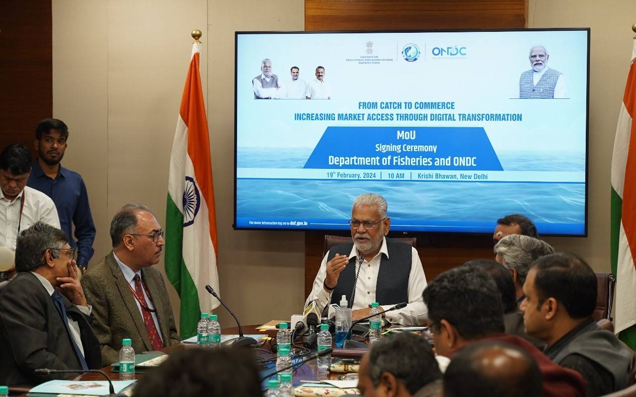 Fisheries Dept Partners with ONDC to Empower Fishermen through Digital Commerce (Photo Source: @FisheriesGoI/X)