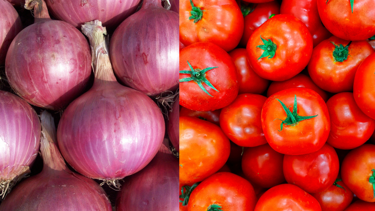 Mandi Updates: Onion Prices Plummet, While Tomato Prices Rise (Courtesy: Canva)