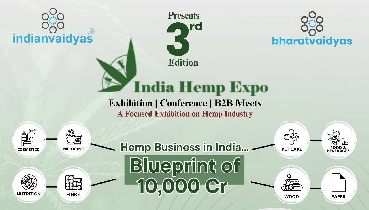 India Hemp Expo 2024 Set to Revolutionise Future of Hemp Industry with a 10,000 Crore Blueprint