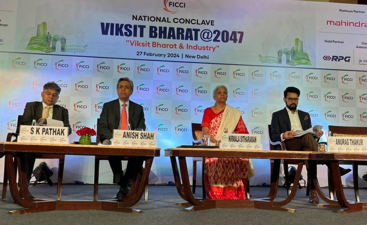 Dignitaries present at VIKSIT BHARAT@2047 National Conclave, Hotel Shangri-La Eros, Janpath, New Delhi