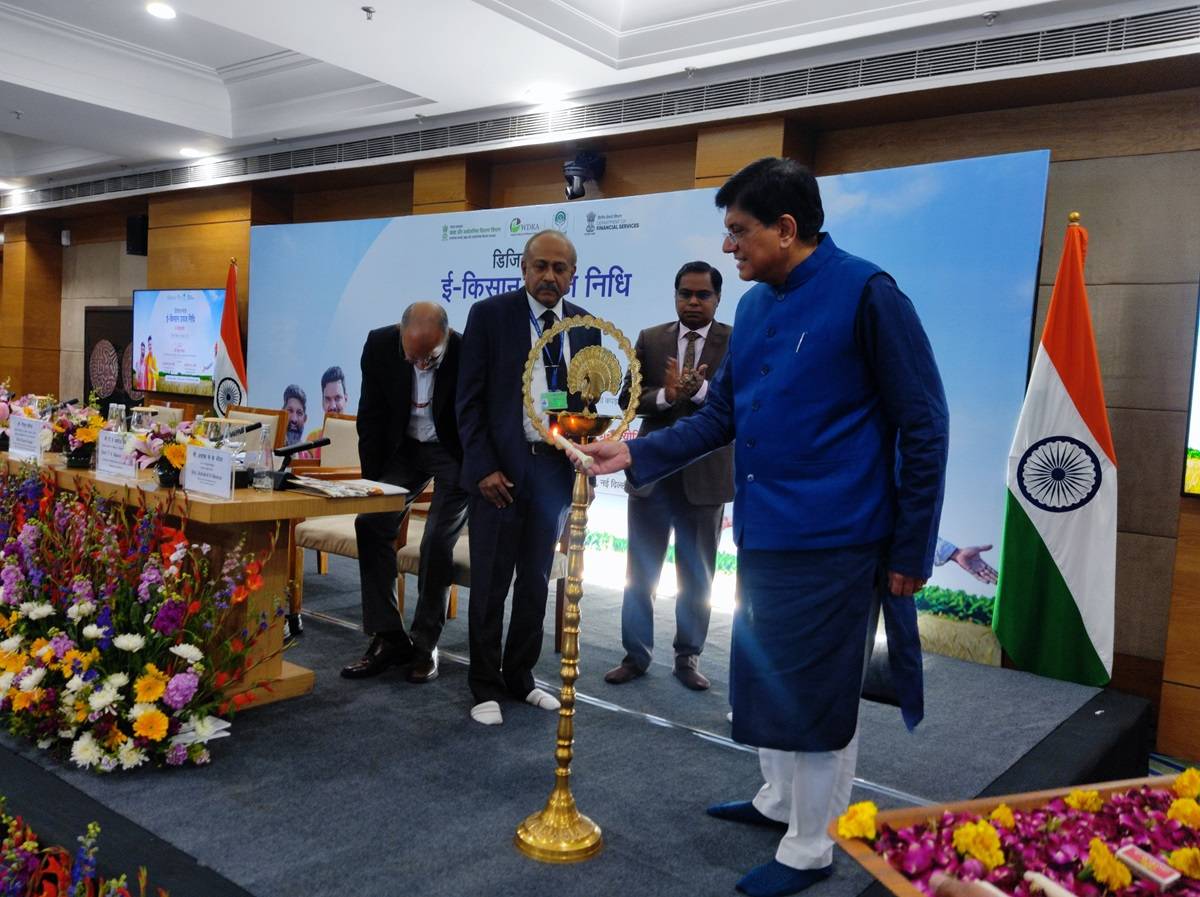 Piyush Goyal Launches 'e-Kisan Upaj Nidhi' Digital Gateway to Transform Agriculture for a 'Viksit Bharat' (Photo Source: @fooddeptgoi/X)