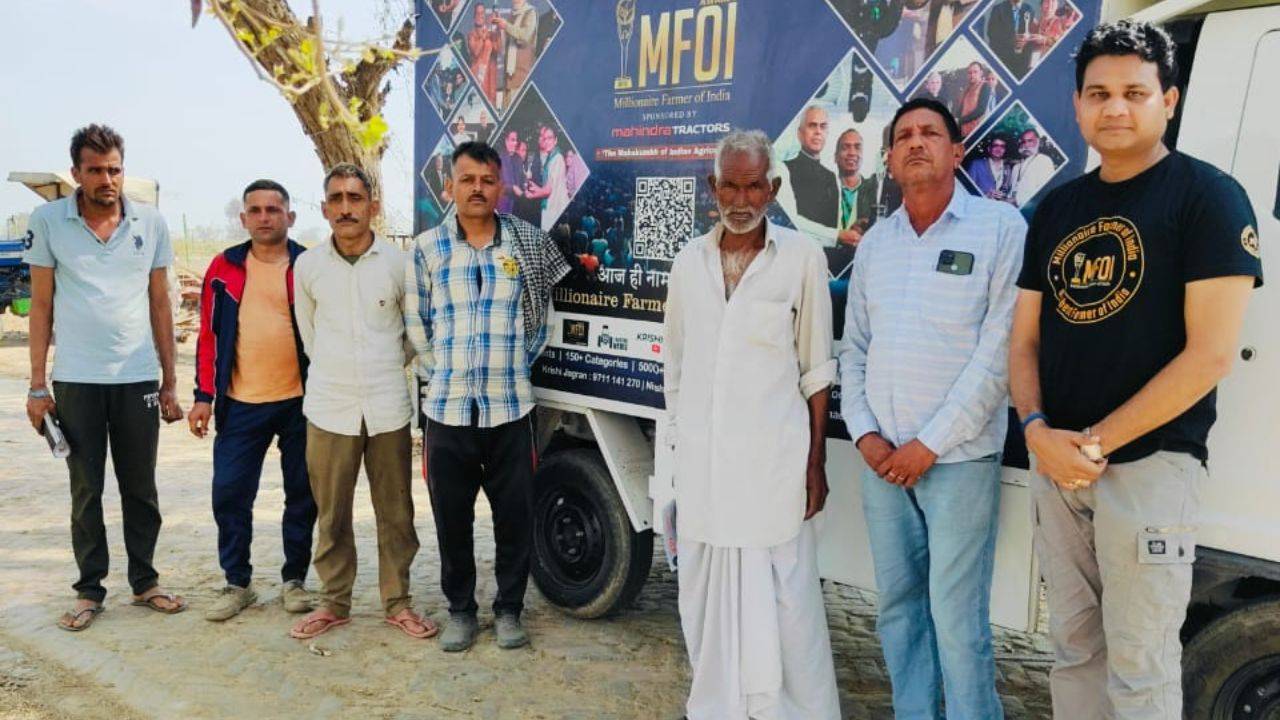 Farmers at 'MFOI, VVIF Kisan Bharat Yatra' in Sri Gnaganagar District of Rajasthan