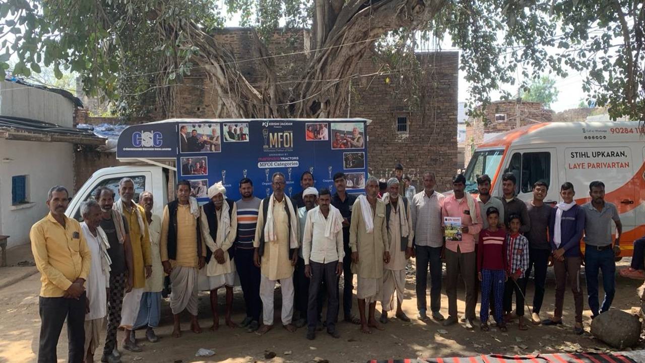 The 'MFOI, VVIF Kisan Bharat Yatra,' in collaboration with STIHL, is traversing through the rural heartlands of Gwalior, Madhya Pradesh.