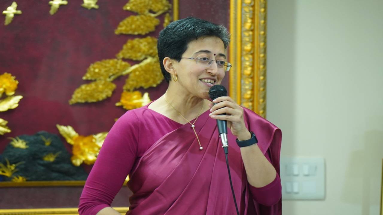 Atishi Marlena, Education and Power Minister, Government of Delhi. (Picture Courtesy: @AtishiAAP/X)