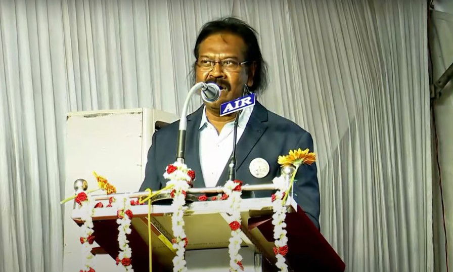 Dr. S. Vasanthakumar, Director of Agriculture and Farmers Welfare, Government of Puducherry at Curtain Raiser Event of Golden Jubilee Celebration of KVKs