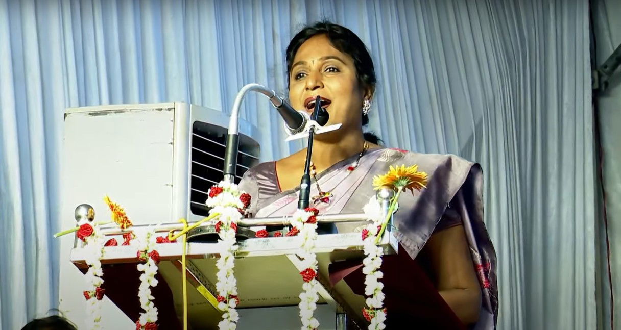 Dr. V. Geethalakshmi, Vice Chancellor, TNAU, Coimbatore addressing at Curtain Raiser Event of Golden Jubilee Celebration of KVKs