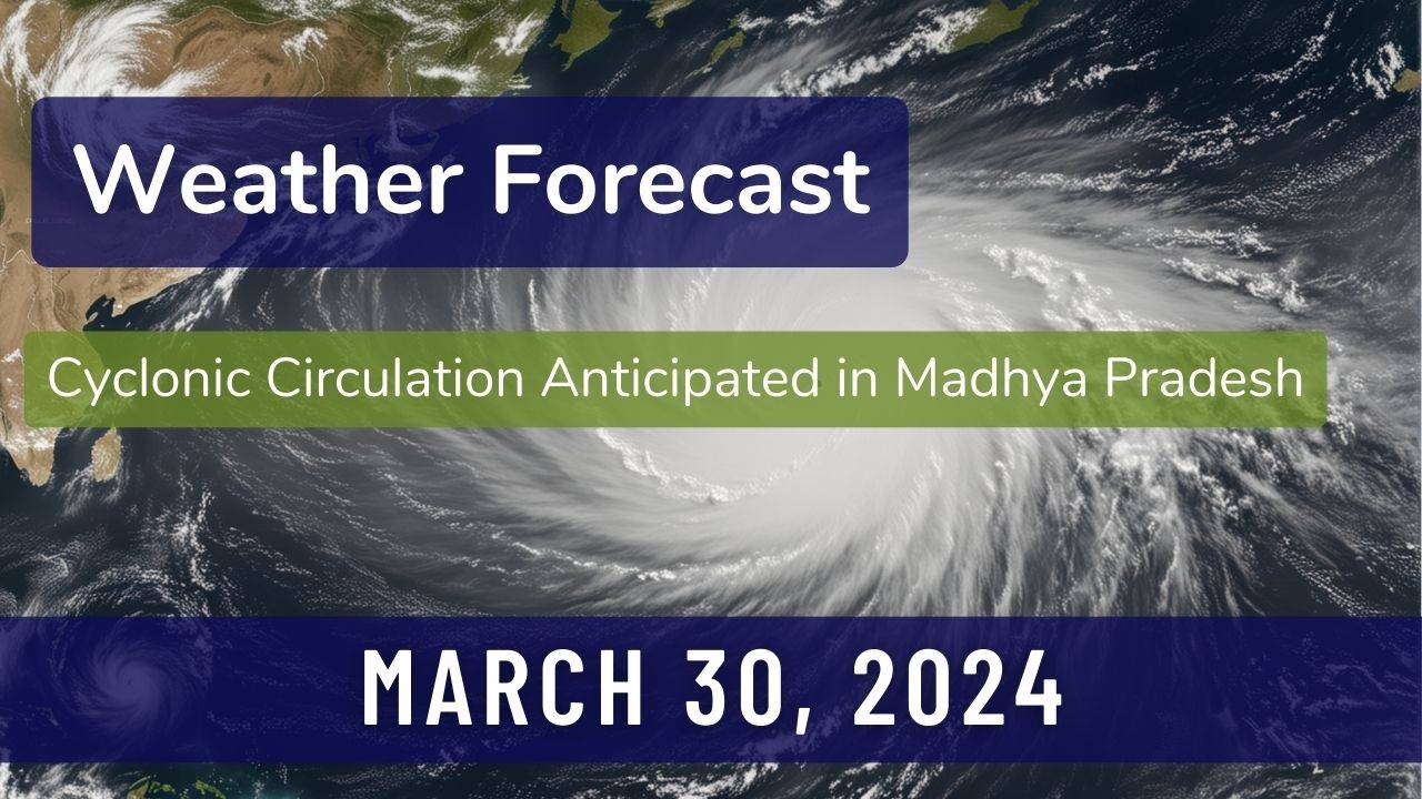 A cyclonic circulation over southwest Madhya Pradesh and a trough/wind discontinuity extending from north Tamil Nadu are anticipated to influence the weather. (Picture Courtesy: Canva)