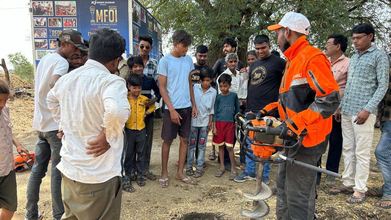 Farmers gathered to witness STIHL equipment