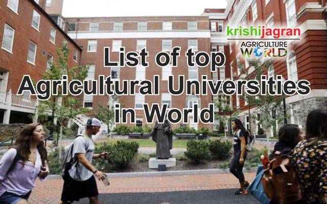 List of top Agricultural Universities in the World