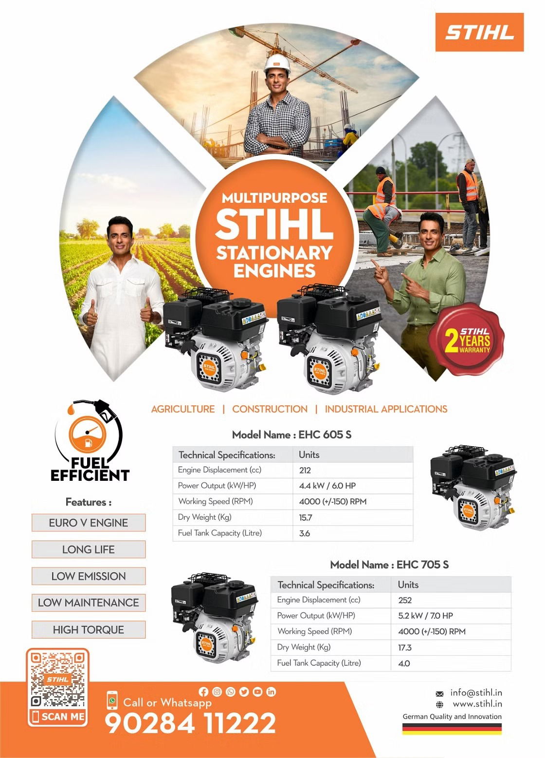 STIHL Launches Two Multi-Purpose Stationary Engines; Caters to Various Agricultural Activities with Low Fuel Consumption