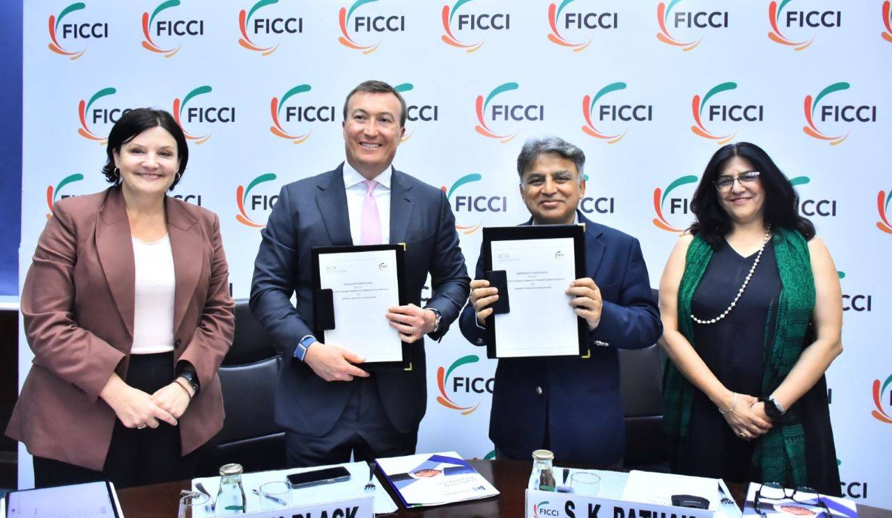 FICCI-Business Council of Australia Sign MoU to Strengthen Trade, Investment Opportunities between India and Australia