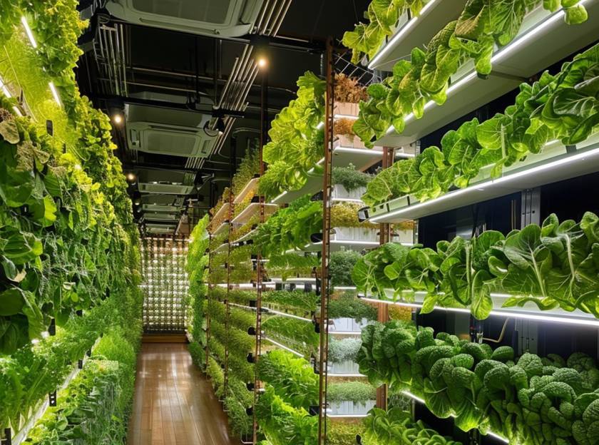 Is Vertical Farming the Climate-Resilient Solution for Agriculture? (This image is created by Mid journey)