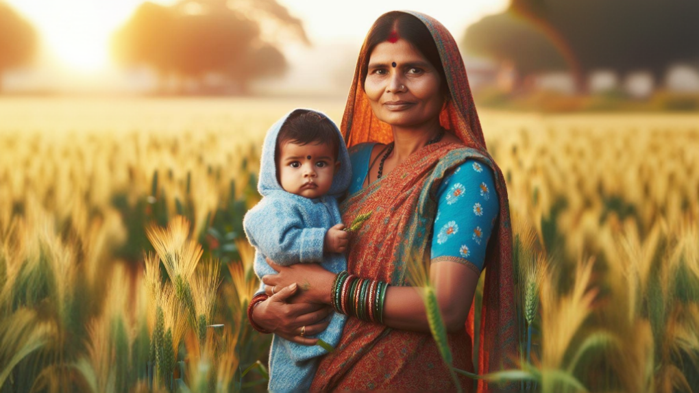 Nurturing Seeds: The Beautiful Relationship of Motherhood with Agriculture, Image Source: Copilot