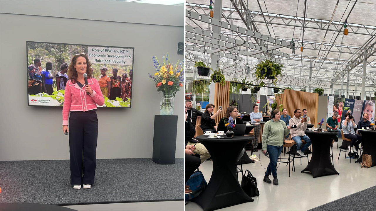 ROOTIN FOR CHANGE! (L-R) Maaike Groot, Global Head of Communications and Public Affairs, East-West Seed Group at ISF World Seed Congress 2024; participants attending the session